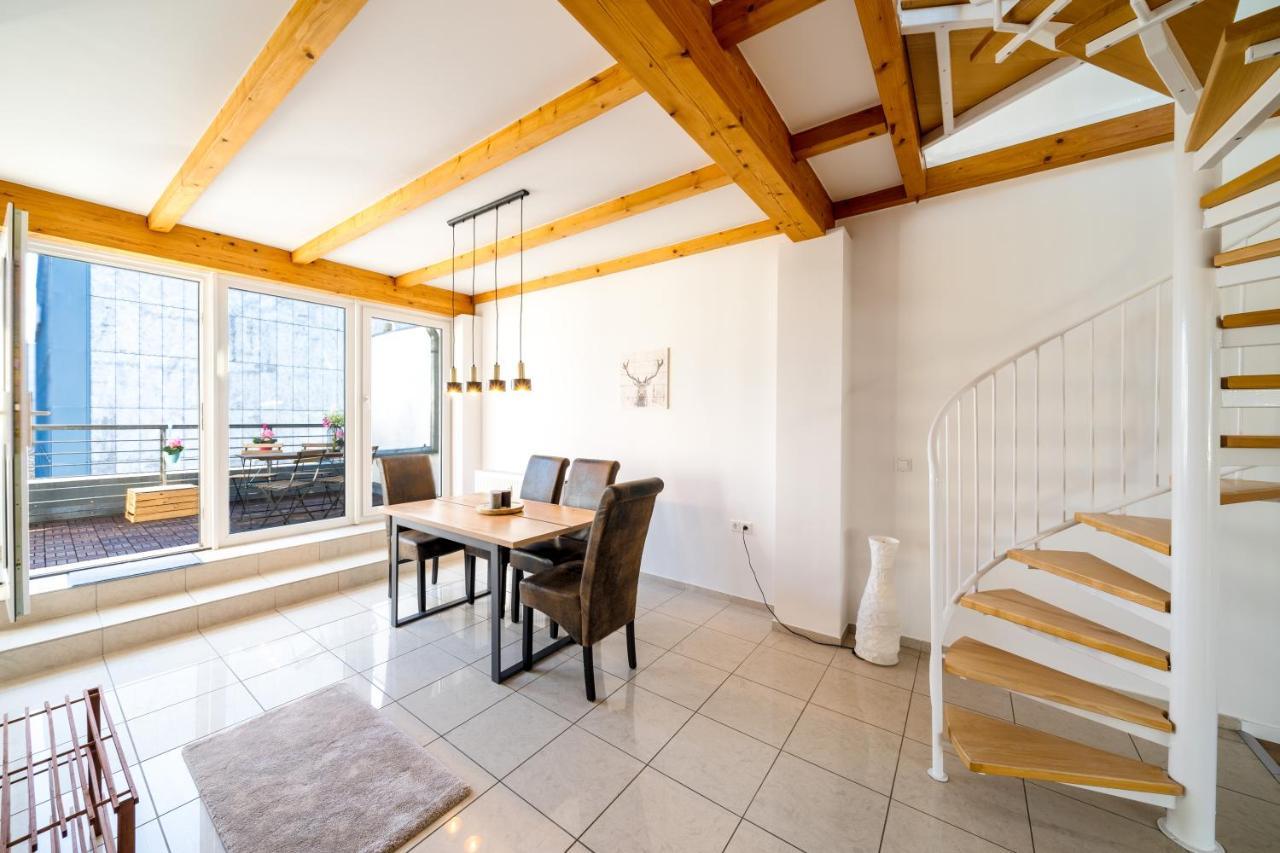 Stylisches Penthouse Zentral Balkon 75M2 Nflx Apartment Hannover Luaran gambar