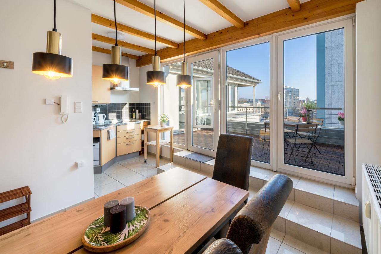 Stylisches Penthouse Zentral Balkon 75M2 Nflx Apartment Hannover Luaran gambar