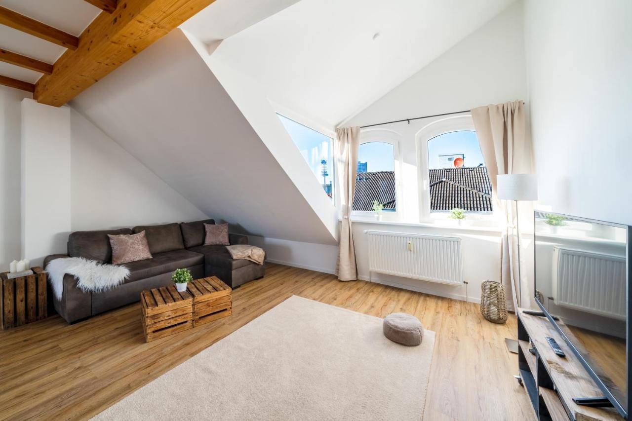 Stylisches Penthouse Zentral Balkon 75M2 Nflx Apartment Hannover Luaran gambar